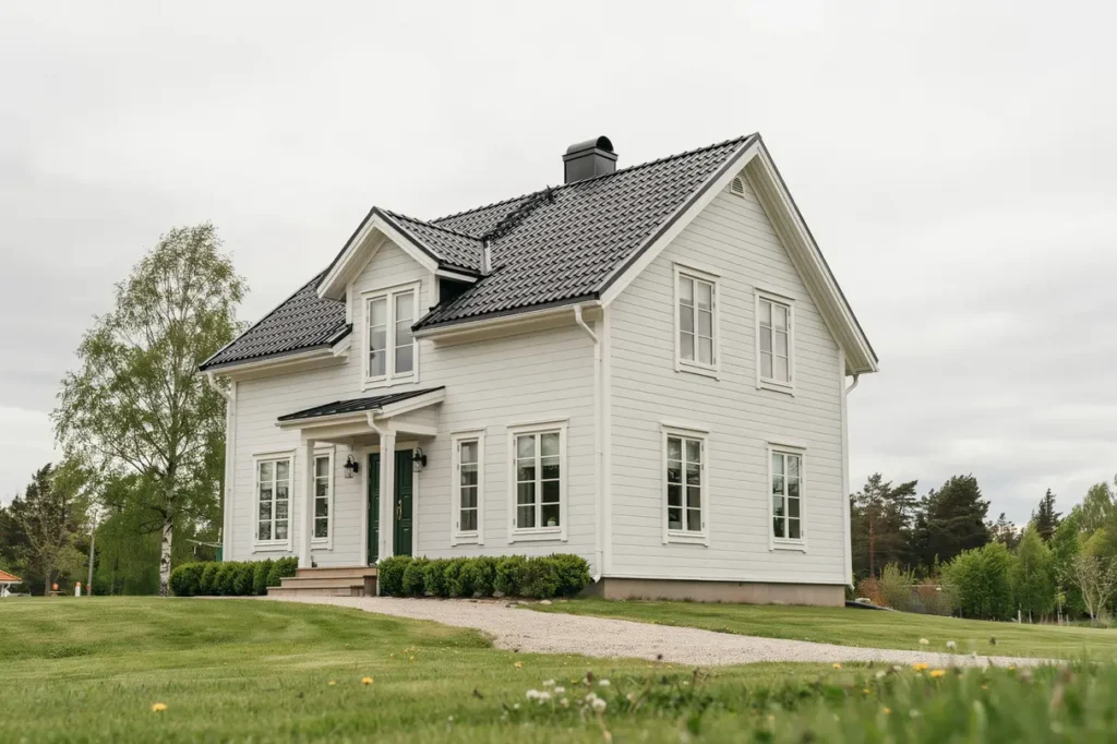 takm lning och pl tbeslag p villa i amhult